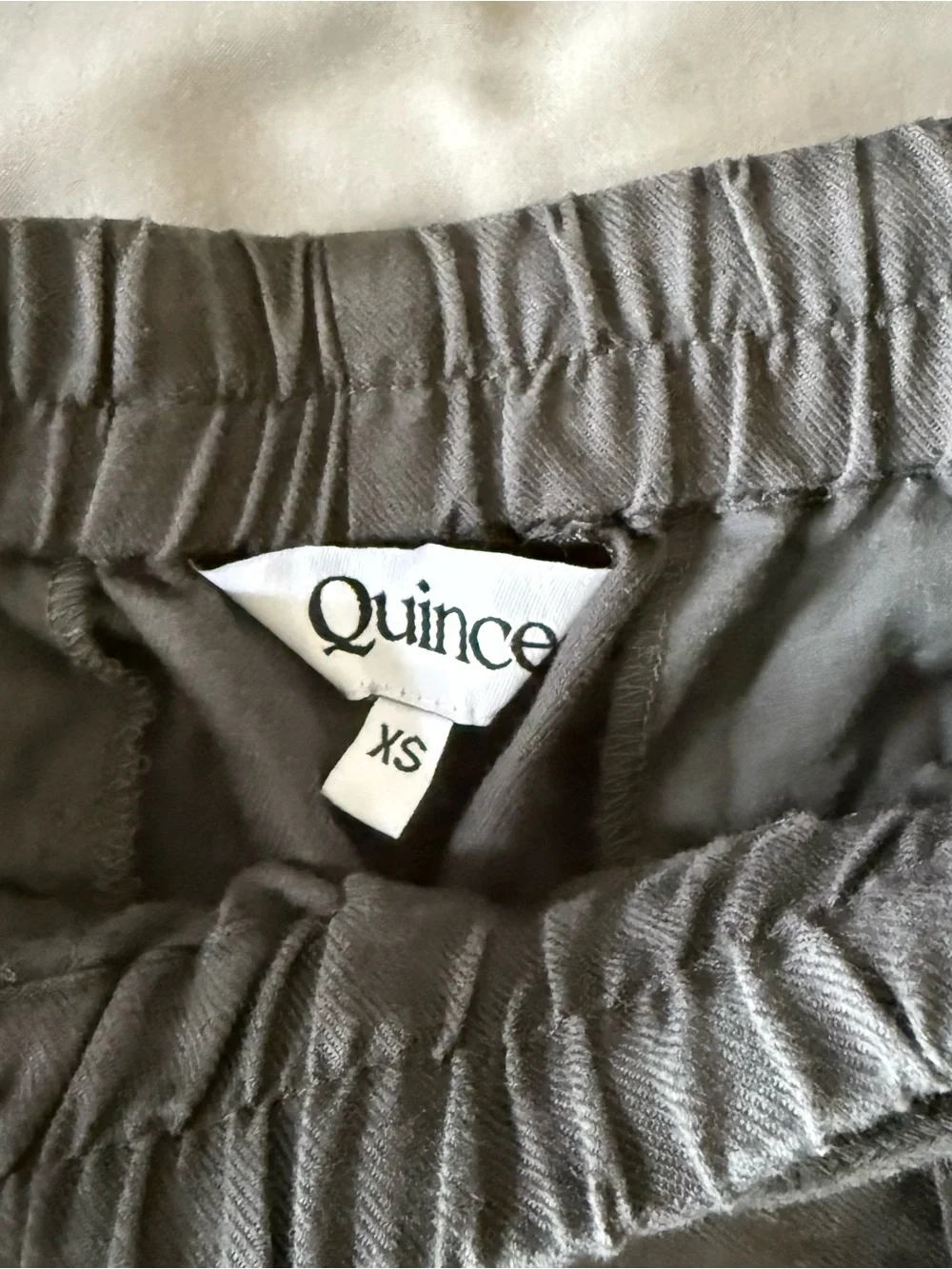 QUINCE Cotton Linen Twill Straight Leg Pant